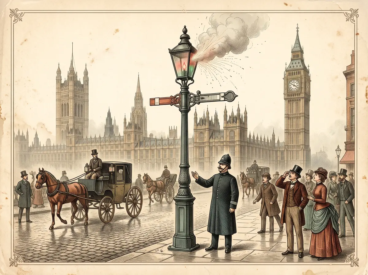 From a Gas Lamp That Exploded Outside Parliament to an Upside-Down Light in Syracuse: A Short History of the Traffic Light