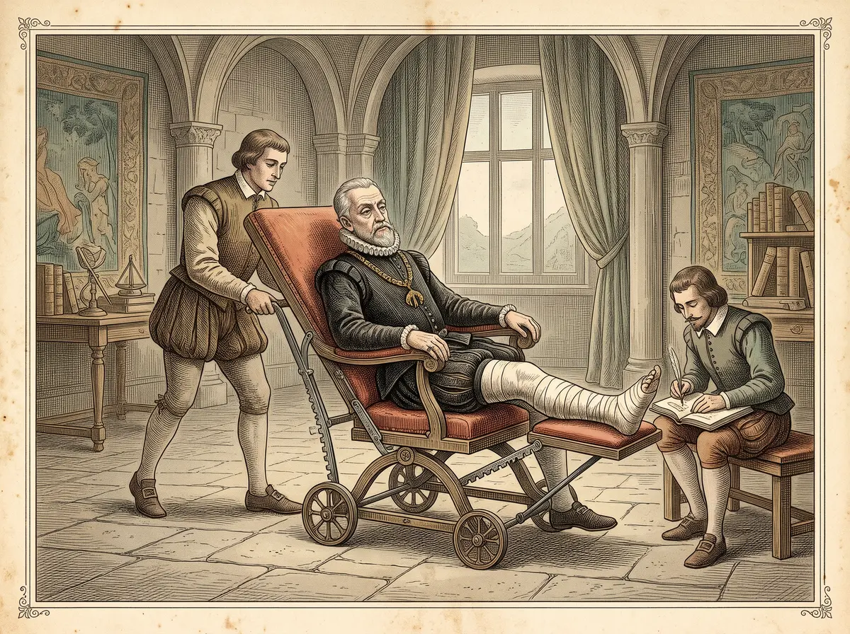 From a King's Gout Chair to a Folding Frame Built in a Garage: A Short History of the Wheelchair