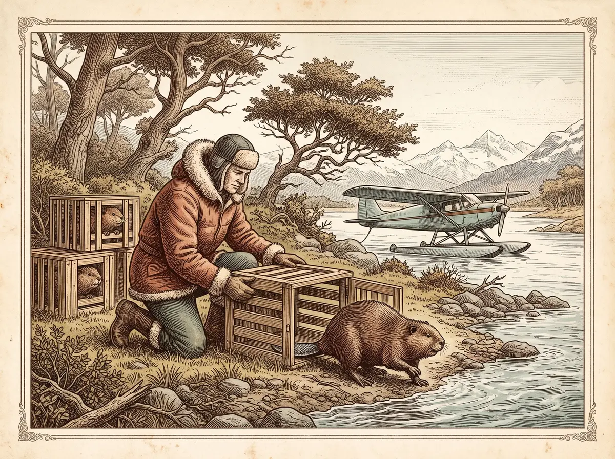 The 20 Beavers Argentina Flew to the End of the World to Start a Fur Trade — Who Built 70,000 Dams Instead