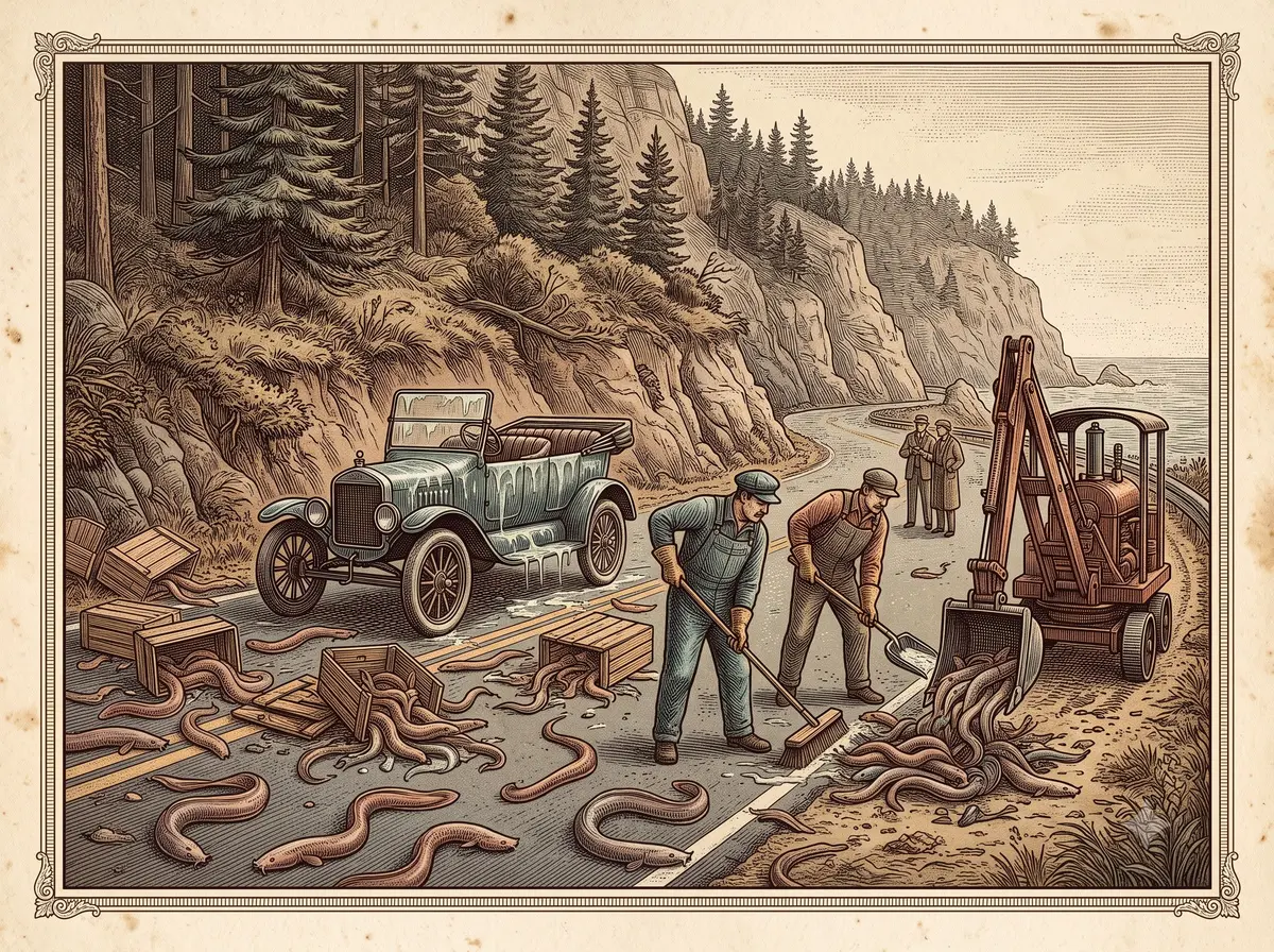 The 7,500 Pounds of Hagfish That Slimed Five Cars and Closed a Highway
