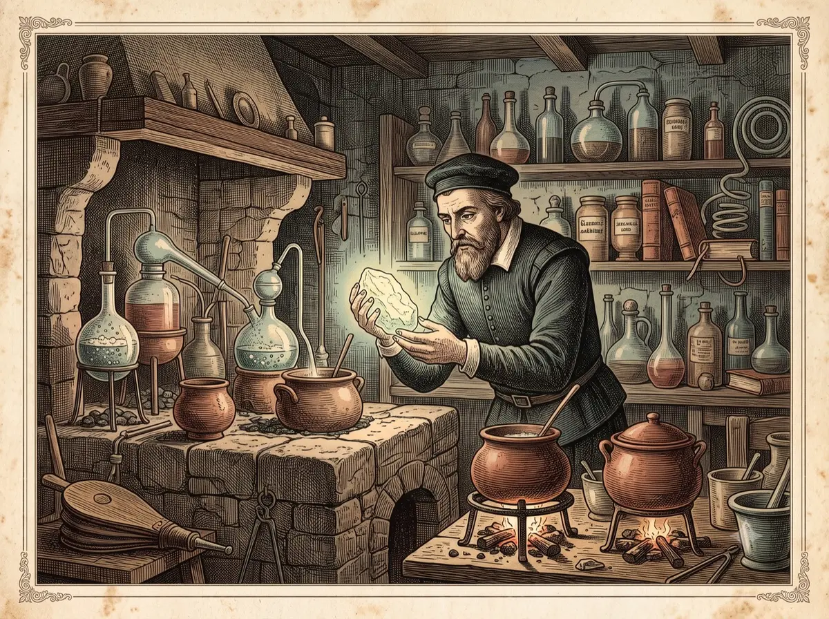 The Alchemist Who Boiled Urine Looking for Gold and Found Phosphorus