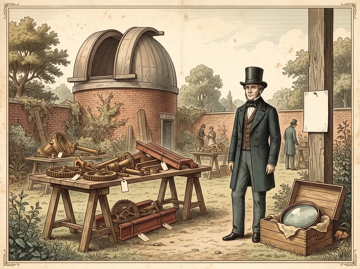 The Astronomer Who Smashed His Own Giant Telescope Mount — and Put the Pieces Up for Auction