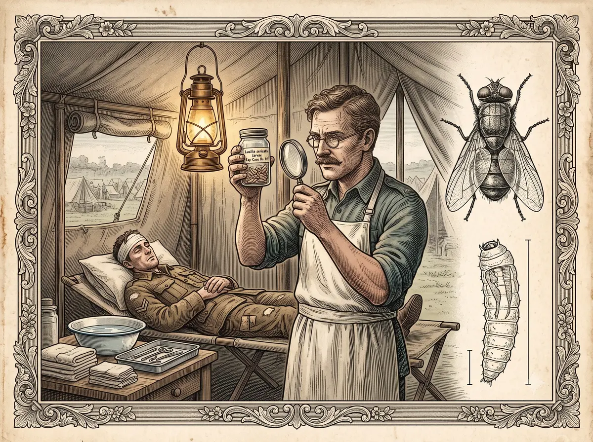 The Battlefield Maggots That Became a Prescription Medical Device