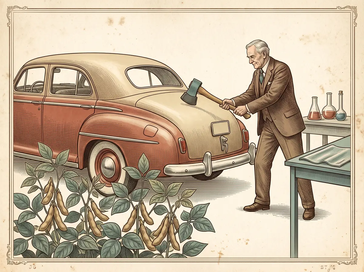 The Car Henry Ford Tried to Grow From Soybeans — and the Axe He Swung to Prove Plastic Was Tough