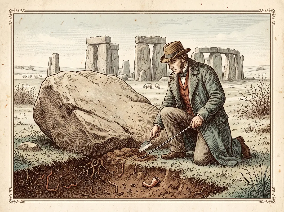 The Earthworms Darwin Caught Slowly Burying Stonehenge