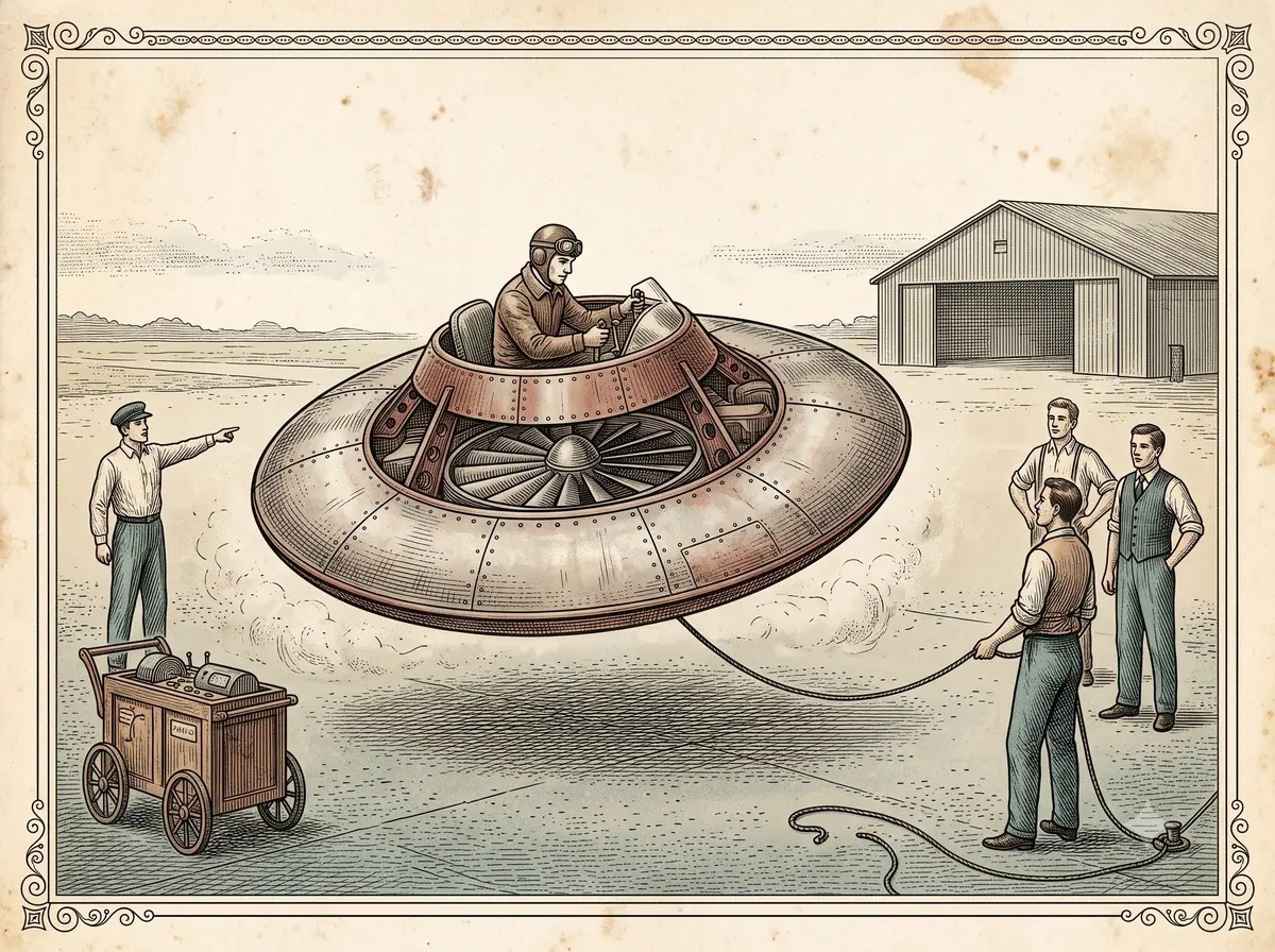 The Flying Saucer the Air Force Built That Maxed Out at 35 MPH