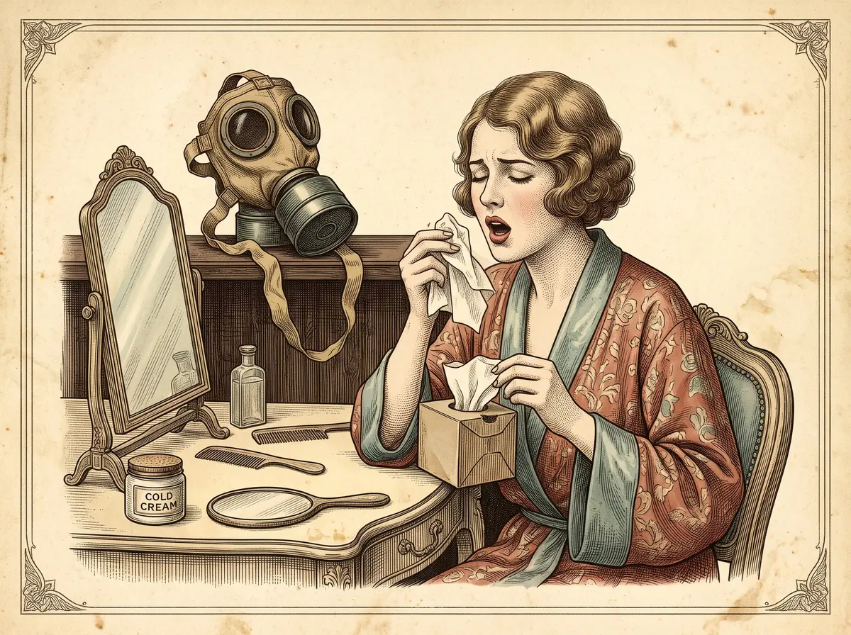 The Gas Mask Filter That Became a Makeup Wipe — Until America Started Blowing Its Nose in It