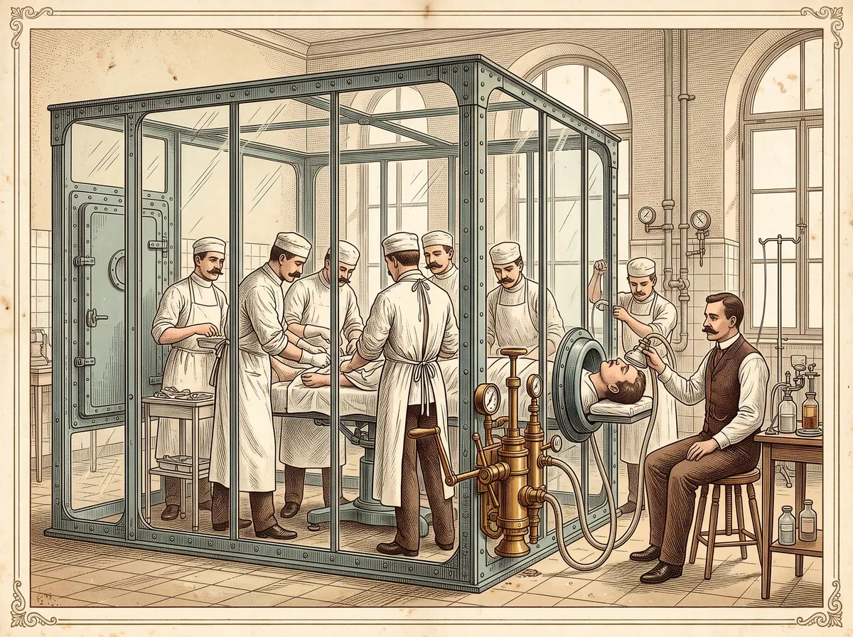 The Glass Operating Room Where Only the Patient's Head Was Allowed Outside