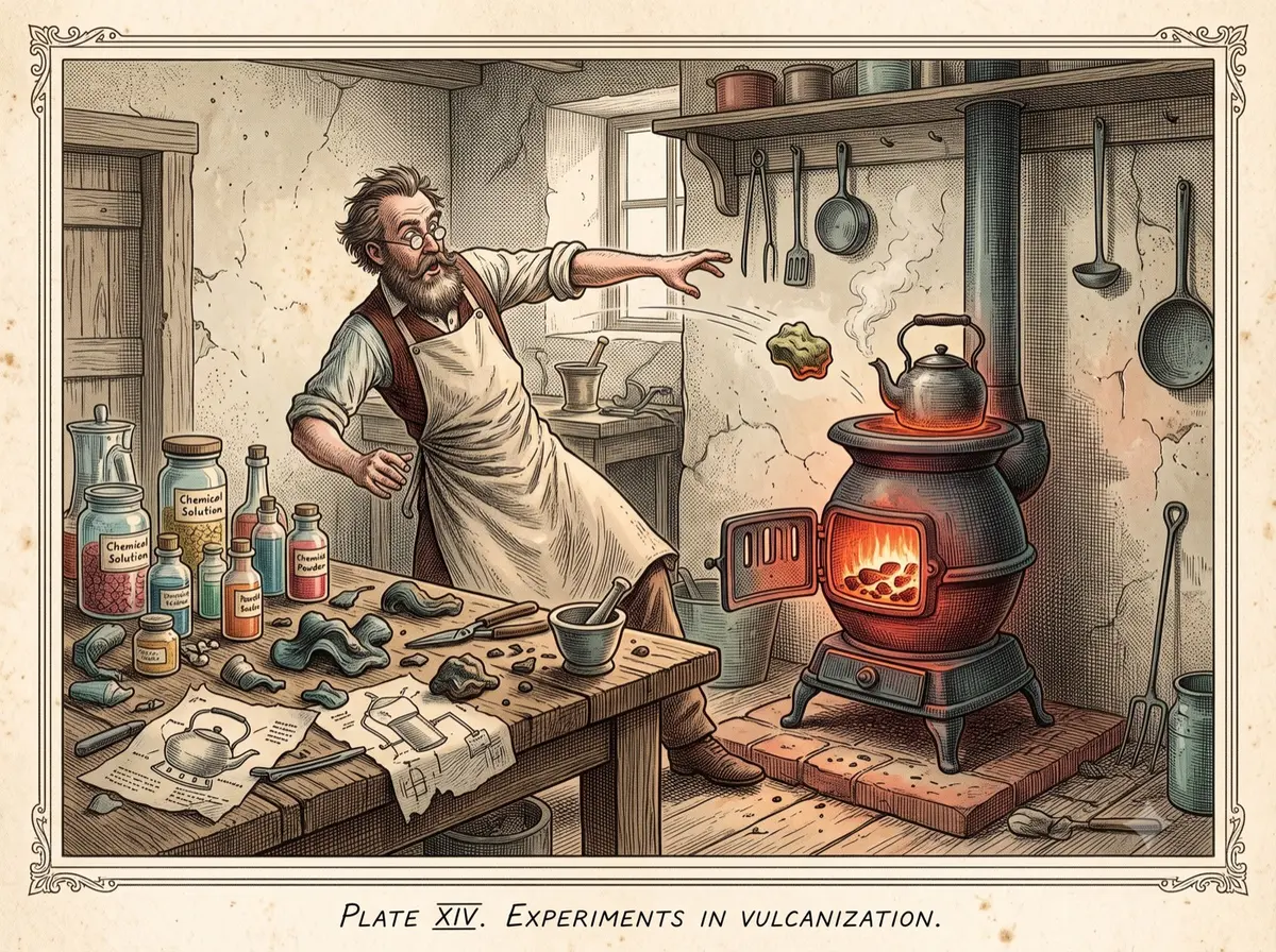 The Hot Stove Accident That Invented Modern Rubber