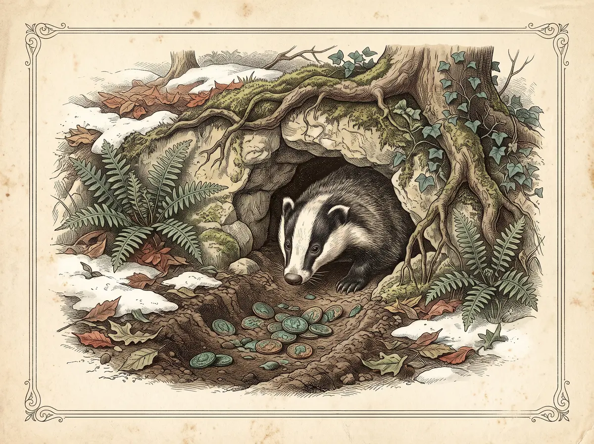 The Hungry Badger That Left 90 Roman Coins Outside Its Front Door
