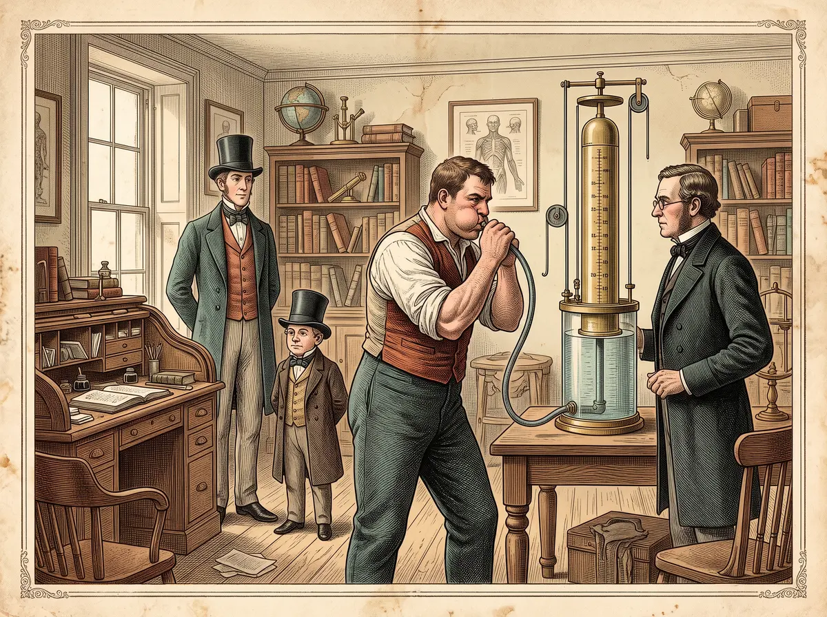 The Insurance Doctor Who Had 2,130 People Blow Into an Upside-Down Bell — From Prizefighters to Princes