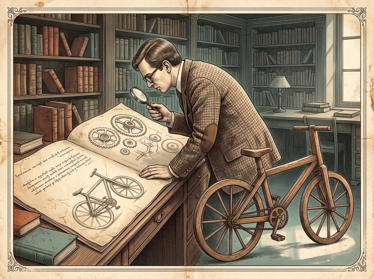 The Leonardo da Vinci Bicycle That Showed Up 455 Years Late — Next to Some Very Rude Doodles