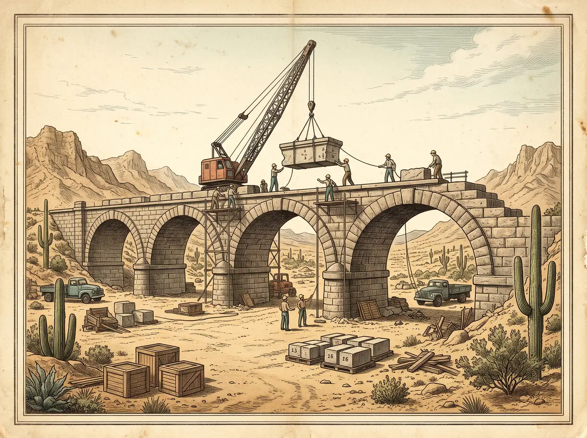 The London Bridge an American Supposedly Bought by Mistake — and Then Dug a River Under