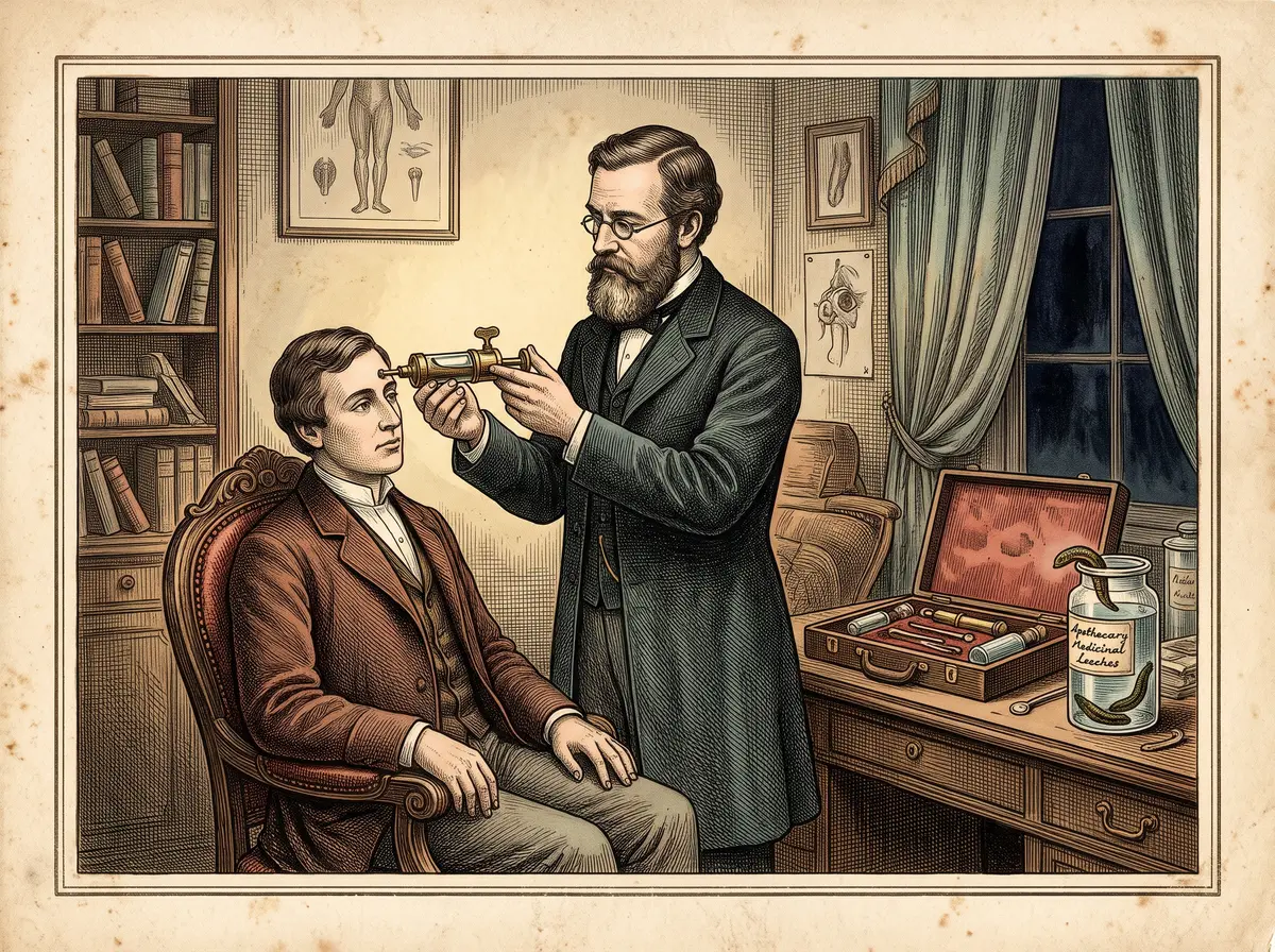 The Brass Mechanical Leech That Worked Best After a Real Leech Took the First Bite