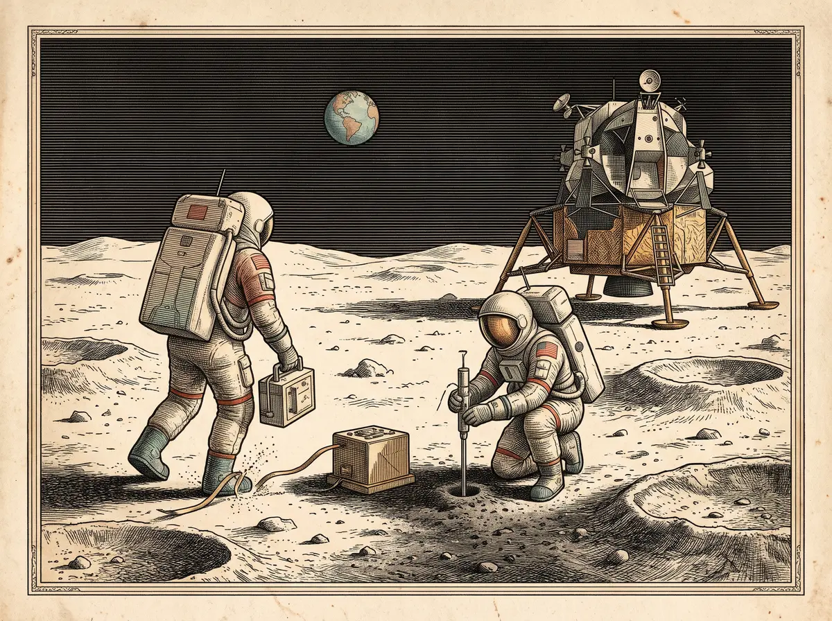 The Moonwalker Who Tripped Over a Cable and Unplugged an Experiment on the Moon