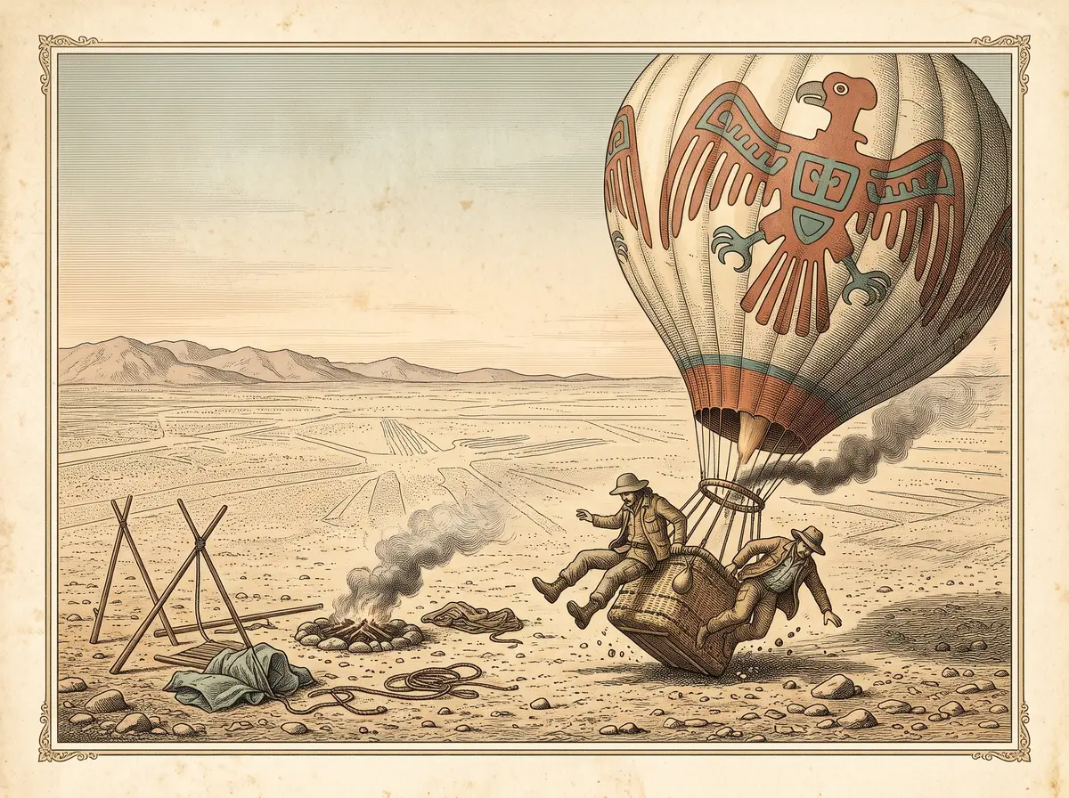The Balloon Built to Prove the Nazca Could Fly — Which Bounced Out Its Pilots and Flew On Without Them