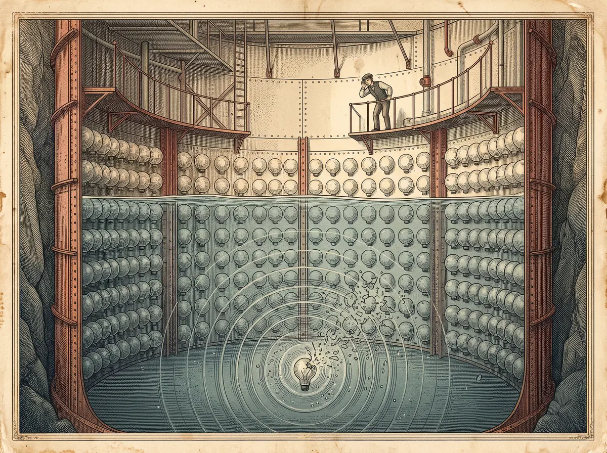 The One Glass Bulb That Took Down 6,600 More in Japan's Giant Neutrino Tank