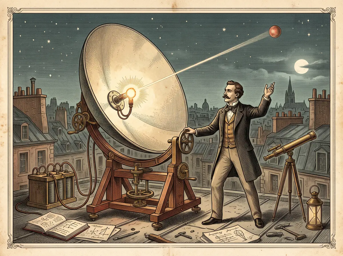The Poet Who Wanted to Say Hello to Mars With a Giant Mirror — and Nearly Beat Edison to the Phonograph