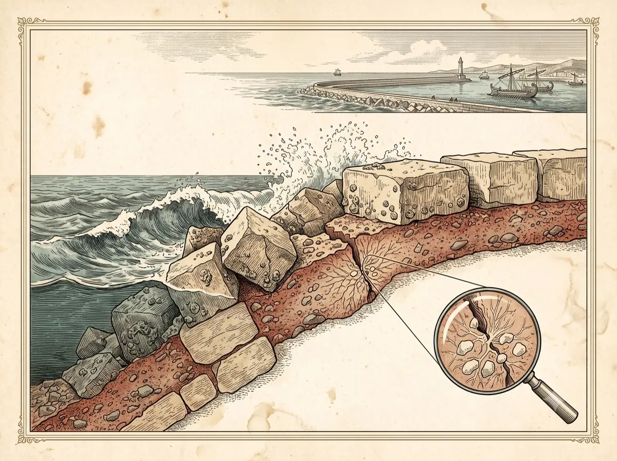 The Roman Concrete That Heals Its Own Cracks