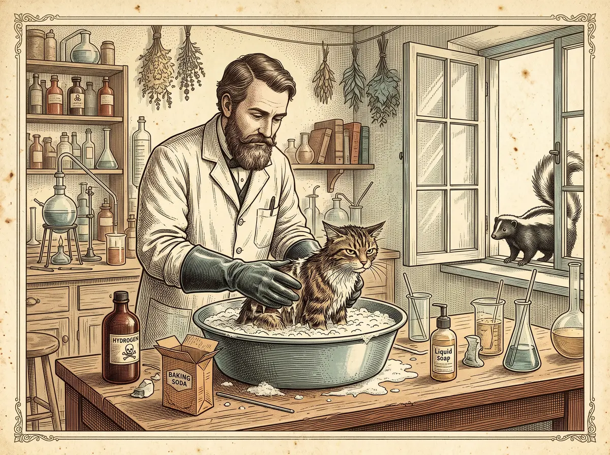 The Skunk Smell Chemists Got Wrong for 79 Years — and the Lab Recipe That Finally Saved a Coworker's Cat