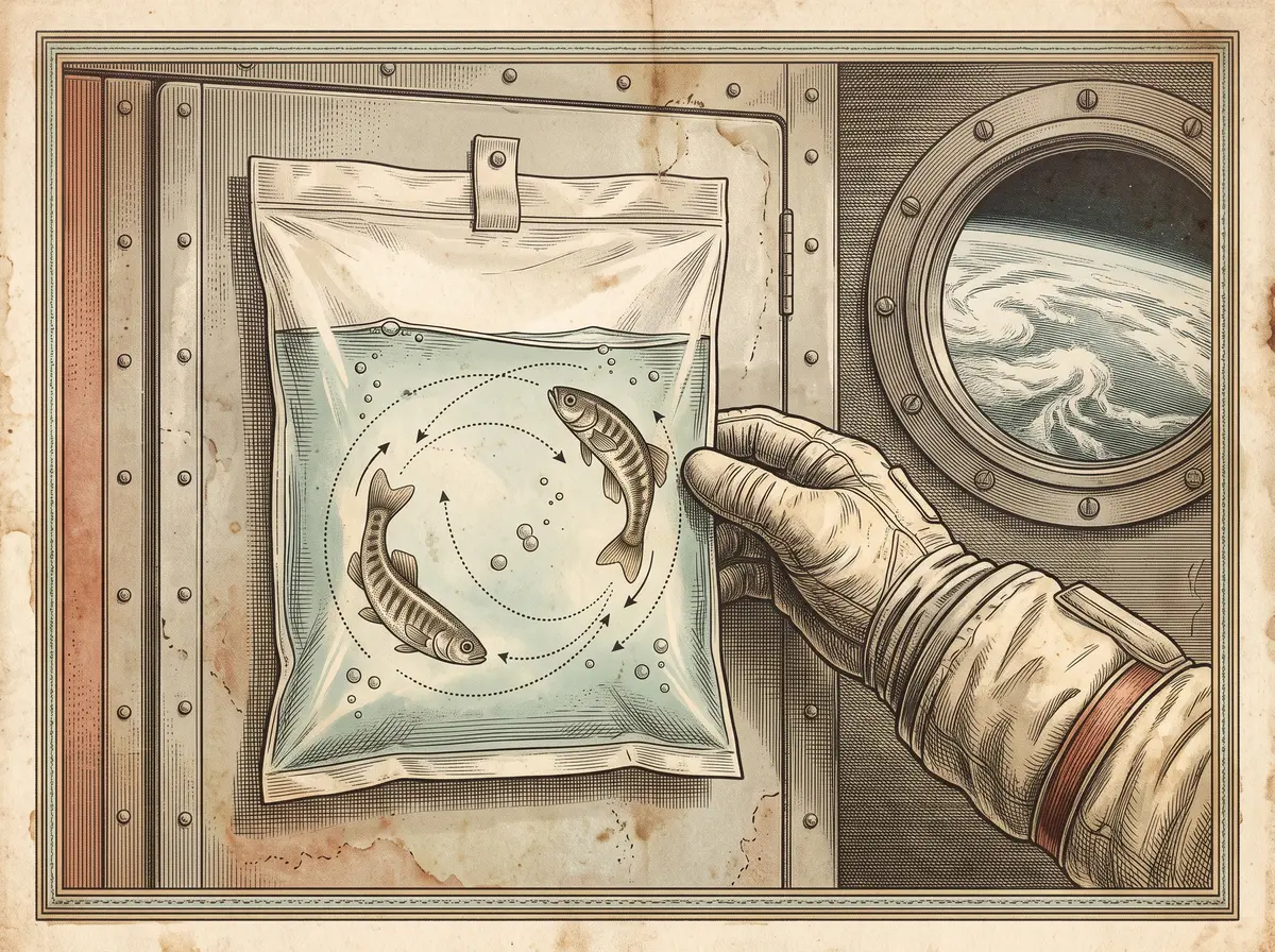 The Skylab Minnows That Swam in Loops While Their Astronauts Were Space-Sick