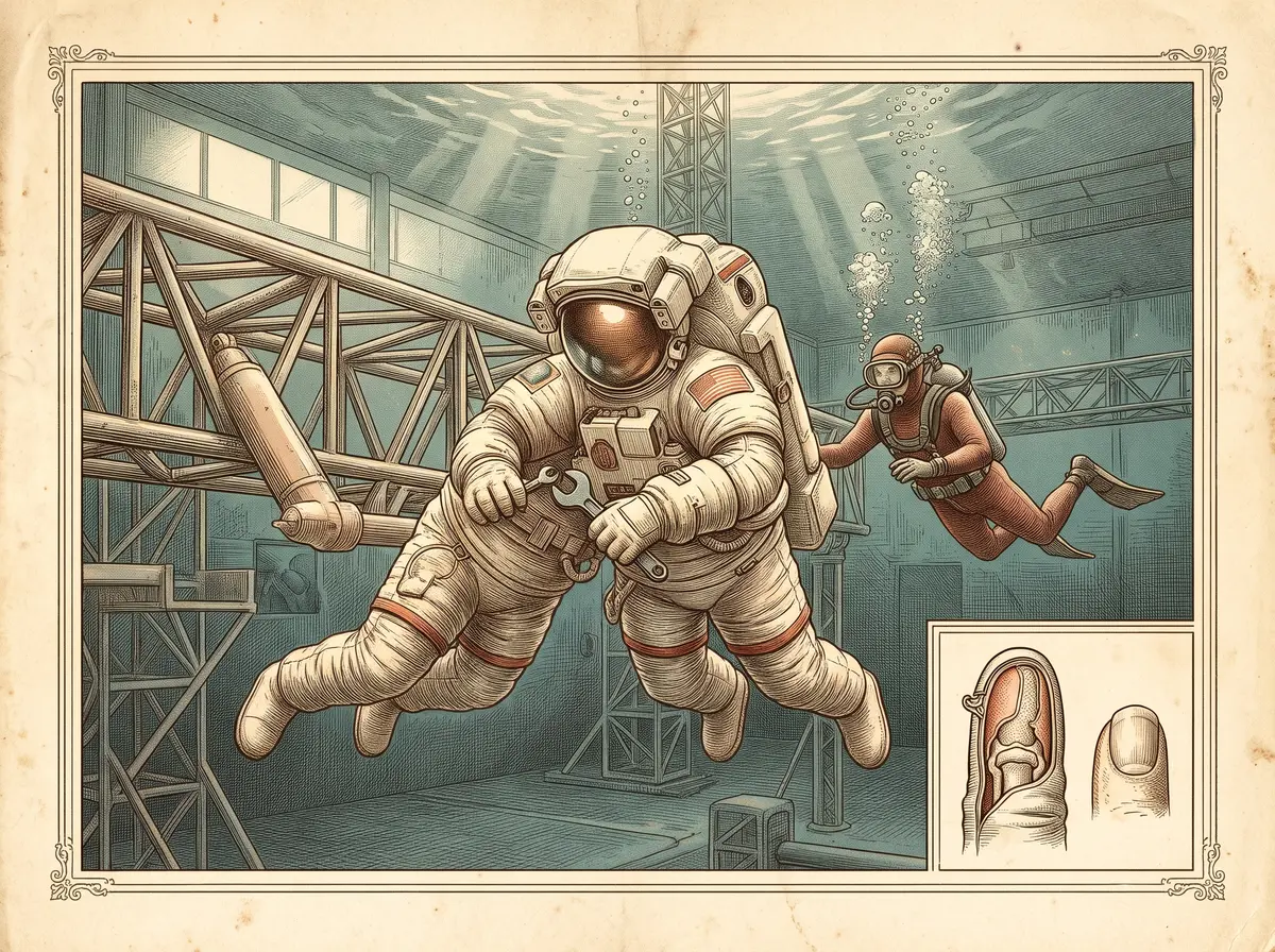 The Spacesuit Gloves That Loosened Astronauts' Fingernails — Mostly in a Houston Swimming Pool