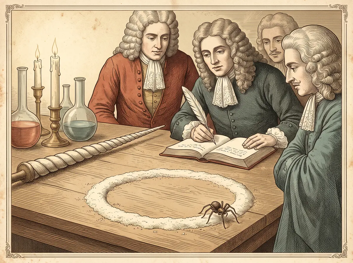 The Spider That Walked Out of a Circle of Unicorn Horn — at One of the Royal Society's First Meetings
