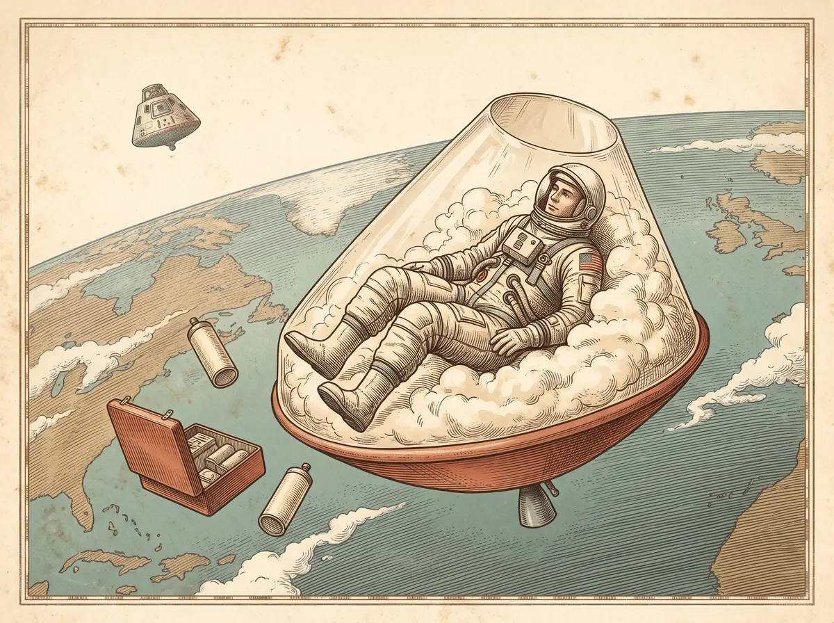 The Suitcase GE Designed to Foam an Astronaut Home From Orbit