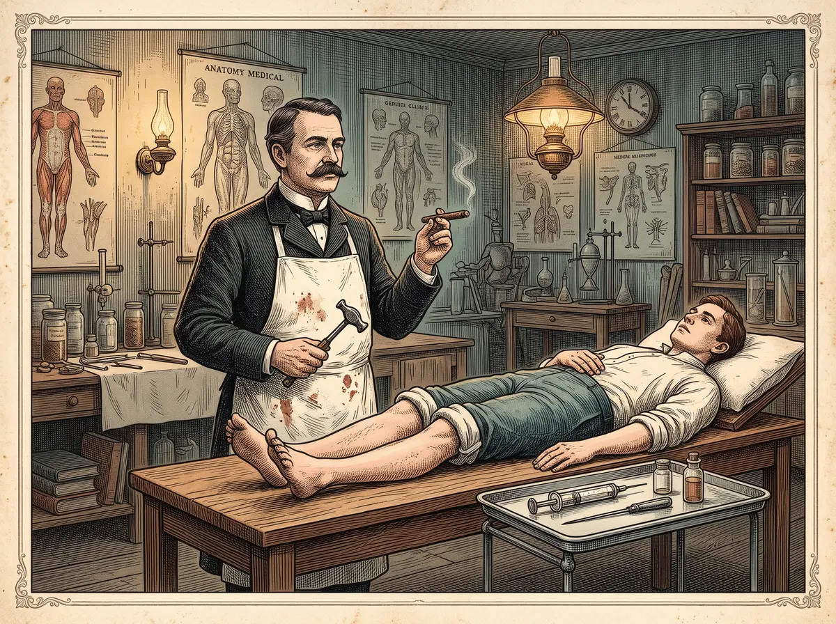 The Surgeons Who Tested Spinal Anesthesia With a Hammer, a Cigar, and Each Other