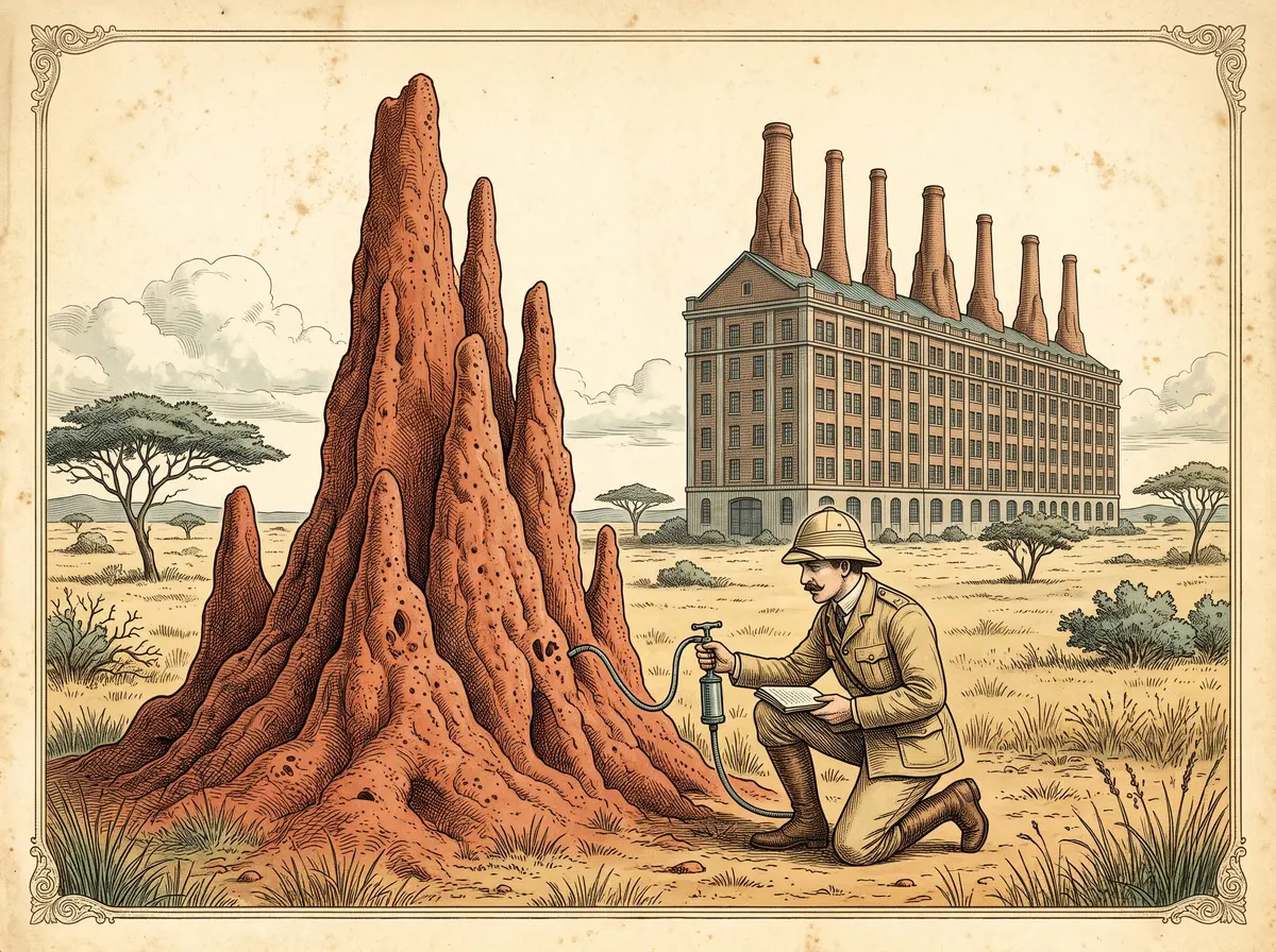 The Termite Mounds That Taught an Architect to Cool a Building — Using a Theory the Termites Didn't Follow