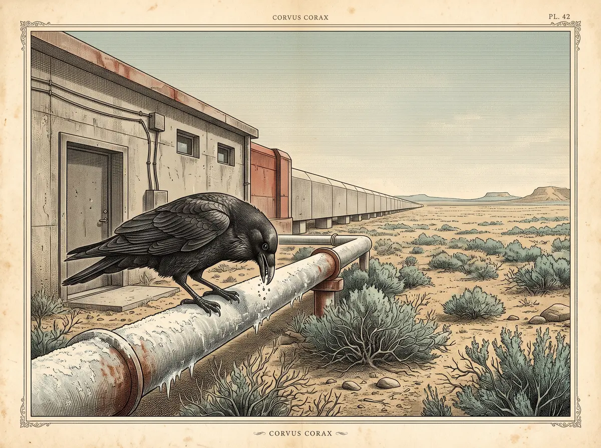 The Thirsty Ravens Who Pecked Ice Off a Gravitational-Wave Detector — and Showed Up in the Data