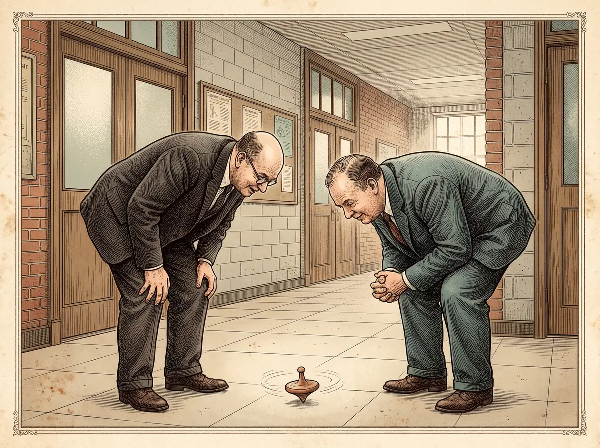 The Toy Top That Stood on Its Head — and Had Niels Bohr and Wolfgang Pauli Bent Over the Floor