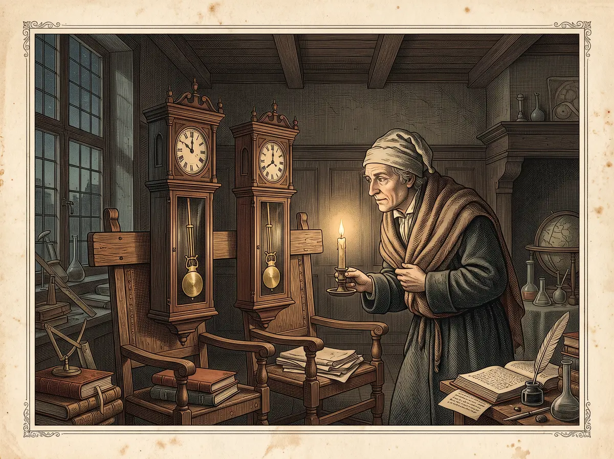 The Two Clocks That Fell Into Step While Huygens Was Stuck in His Room