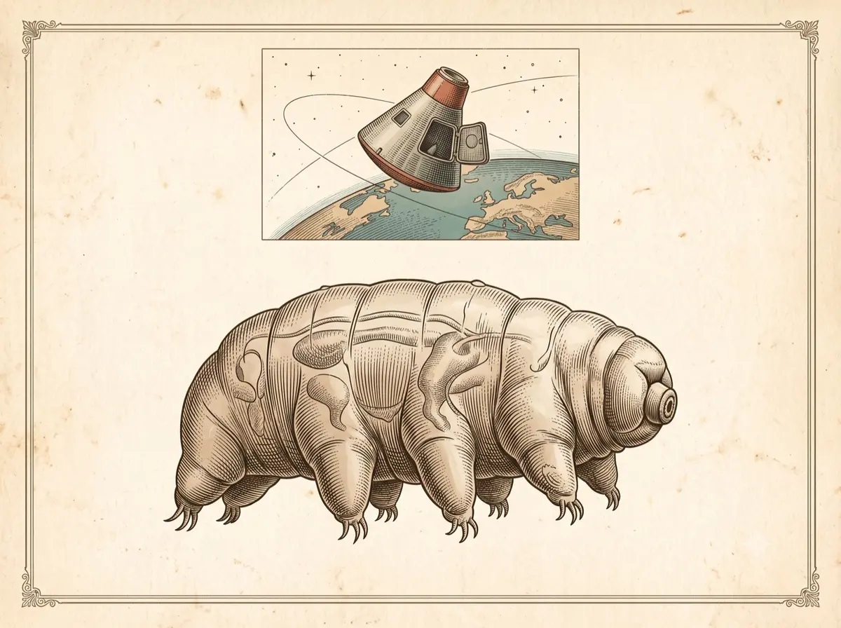 The Water Bears That Survived Naked in Open Space