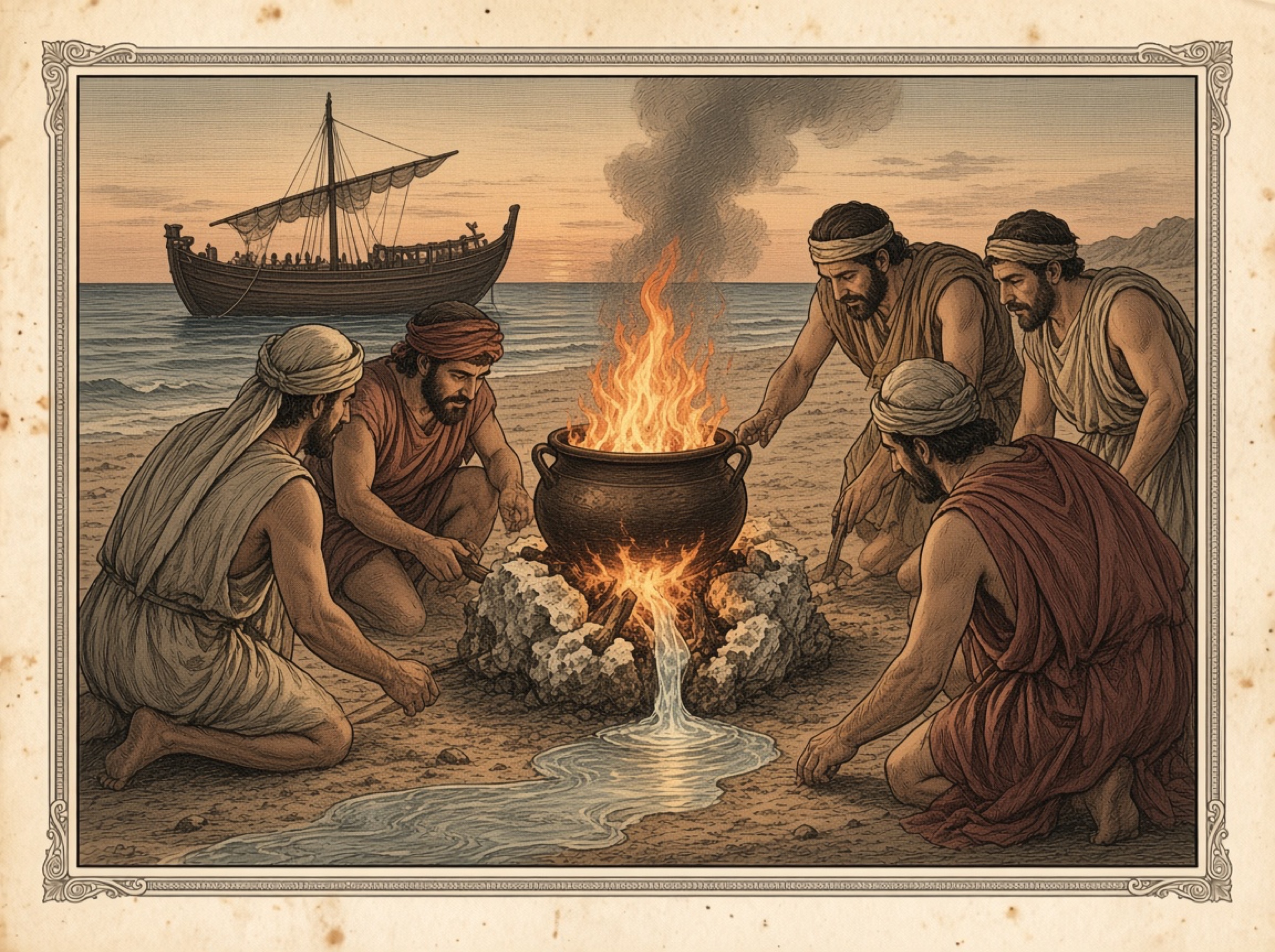 From a Beach Bonfire to a Cake in a Battery Jar: A Short History of Glass