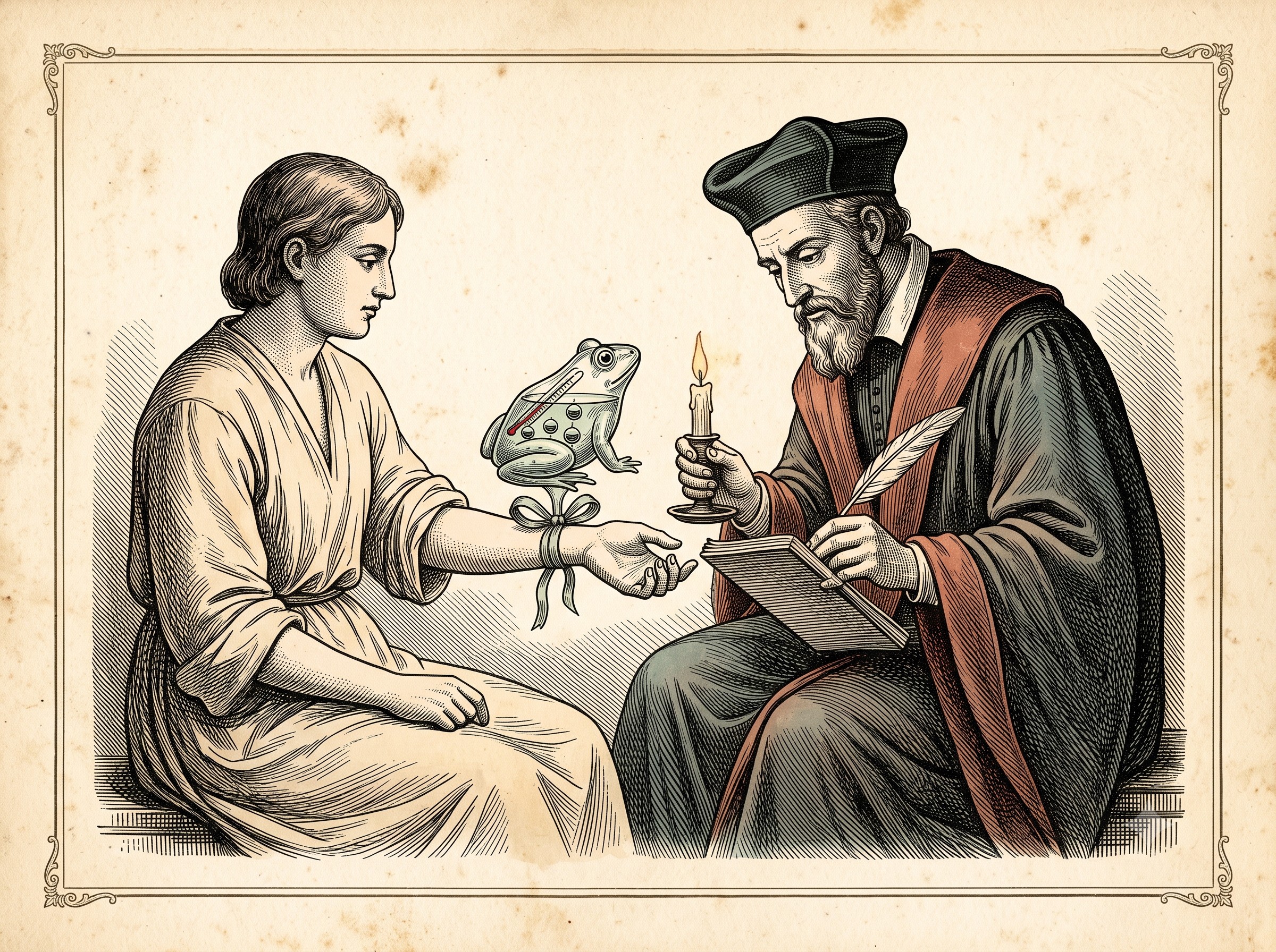 From a Glass Frog Tied to Your Wrist to 98.6: A Short History of the Thermometer