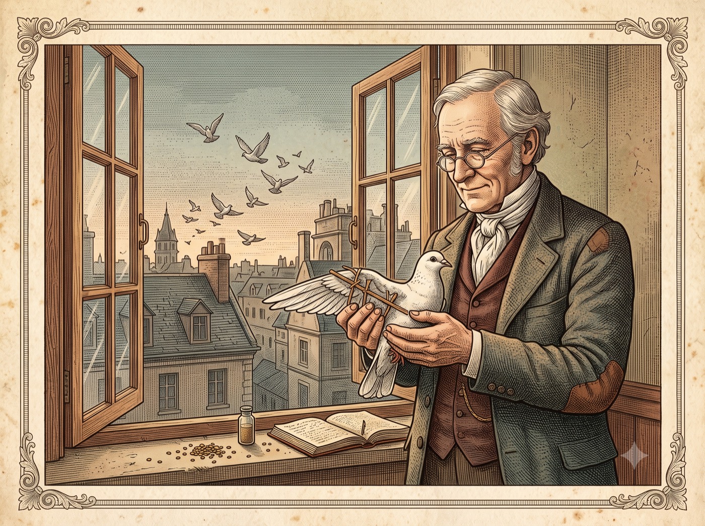 Nikola Tesla and the Pigeon He Loved