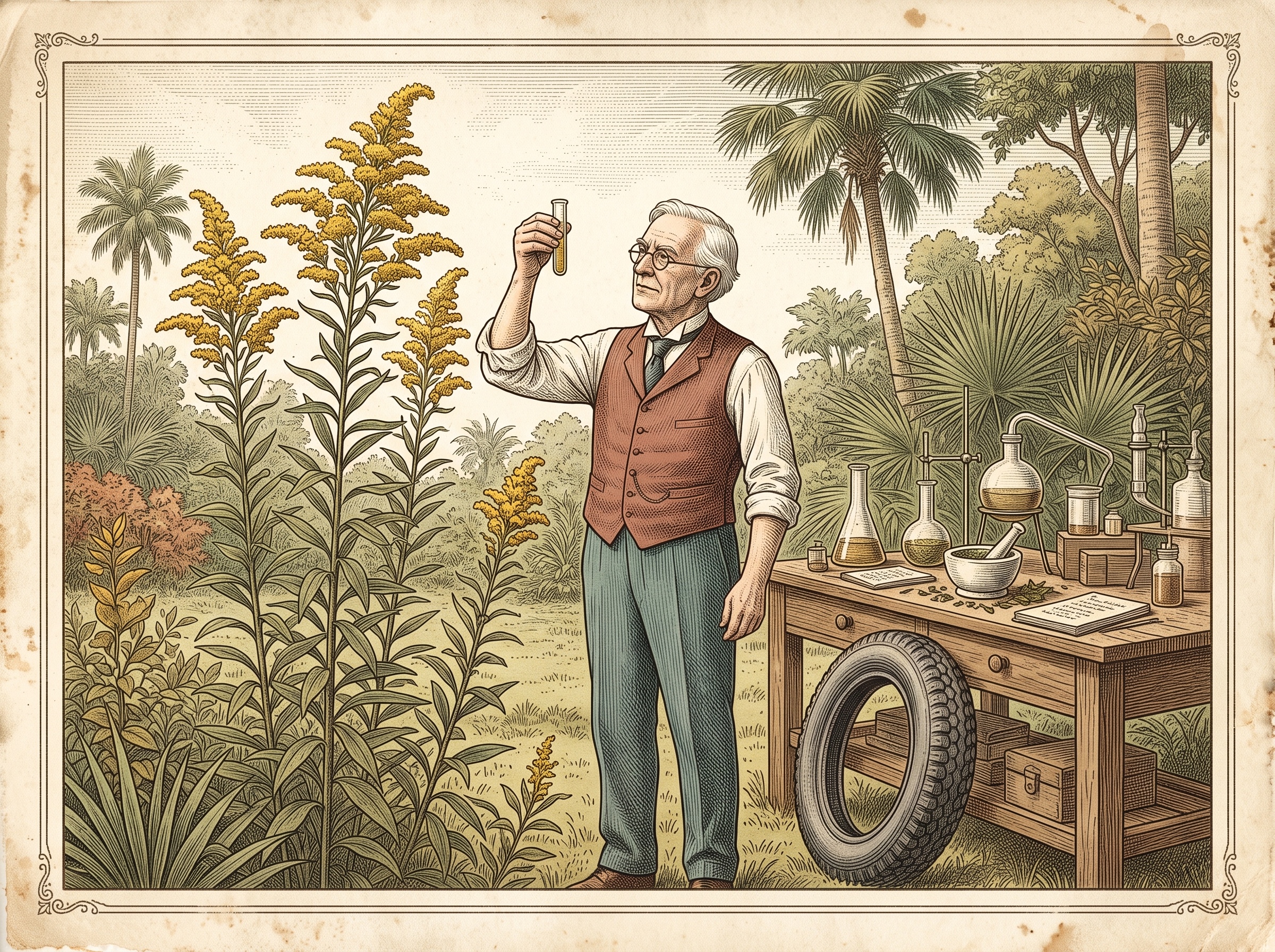 The 12-Foot Weed Thomas Edison Bred to Make Car Tires