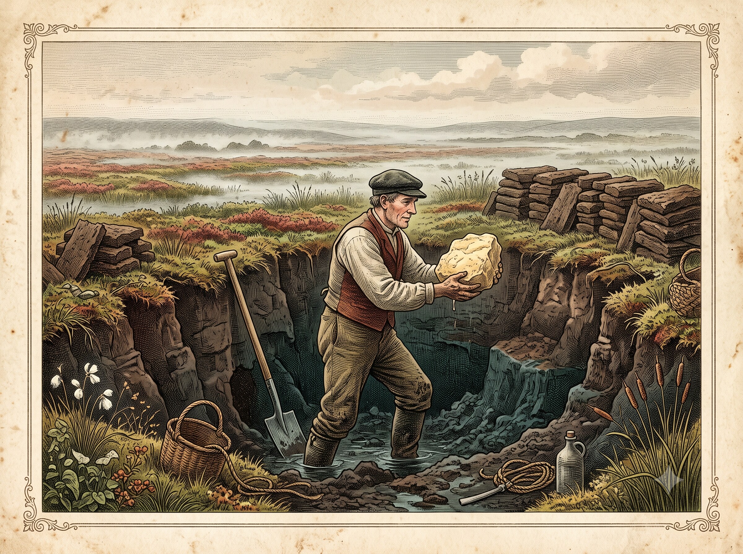 The 22-Pound Lump of 2,000-Year-Old Butter Turf Cutters Dug Out of a Bog