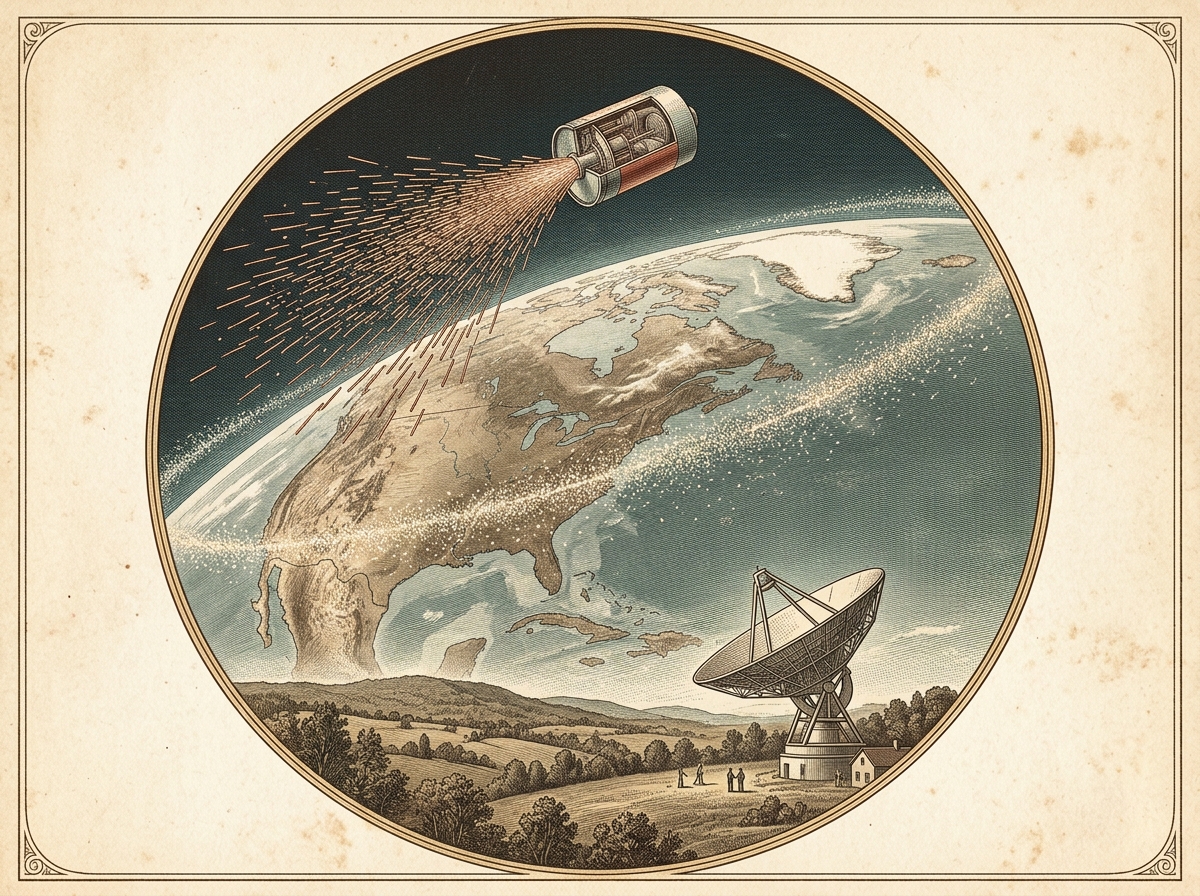 The 480 Million Copper Needles America Scattered Around Earth to Build a Radio Ring