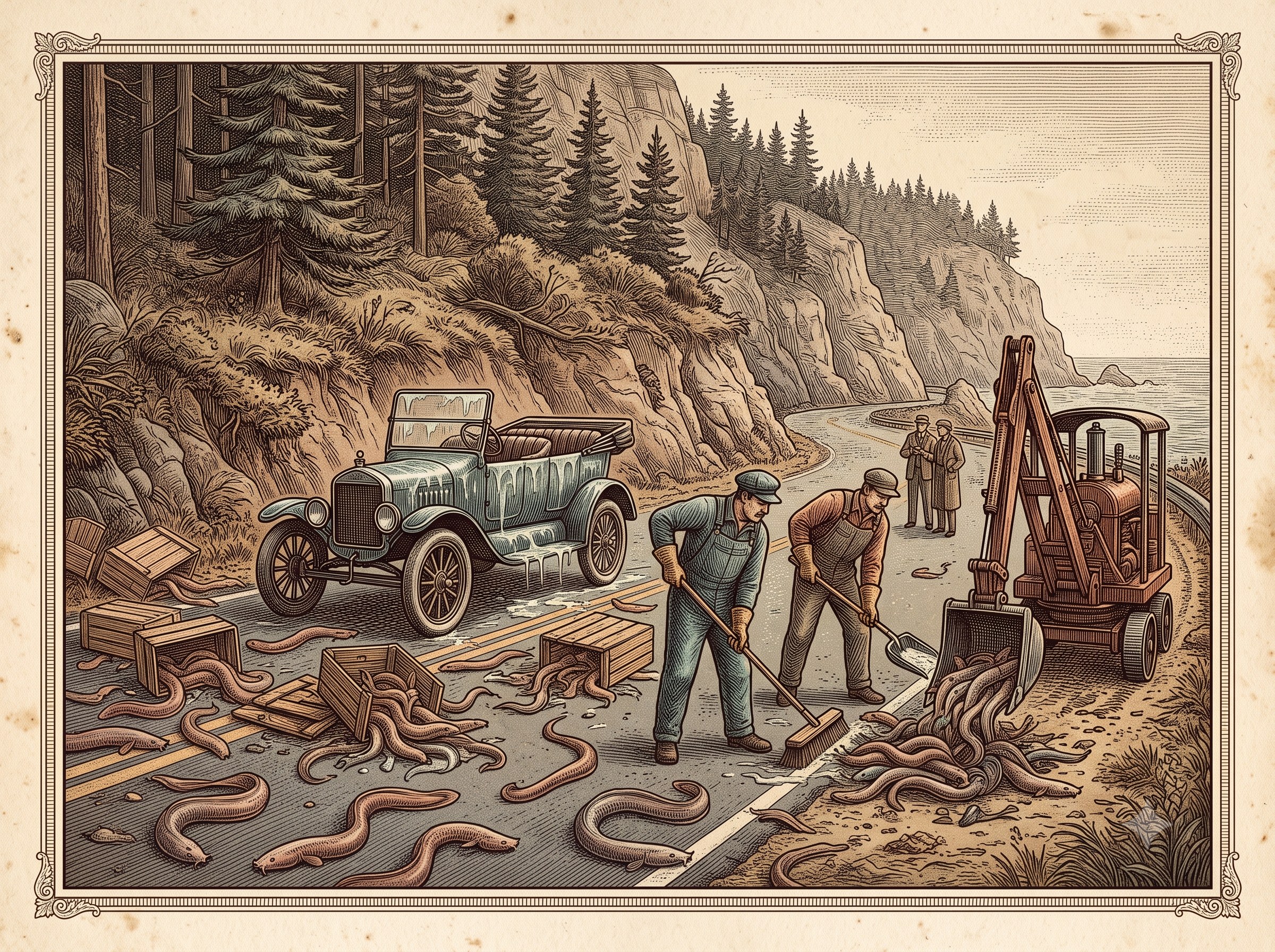 The 7,500 Pounds of Hagfish That Slimed Five Cars and Closed a Highway