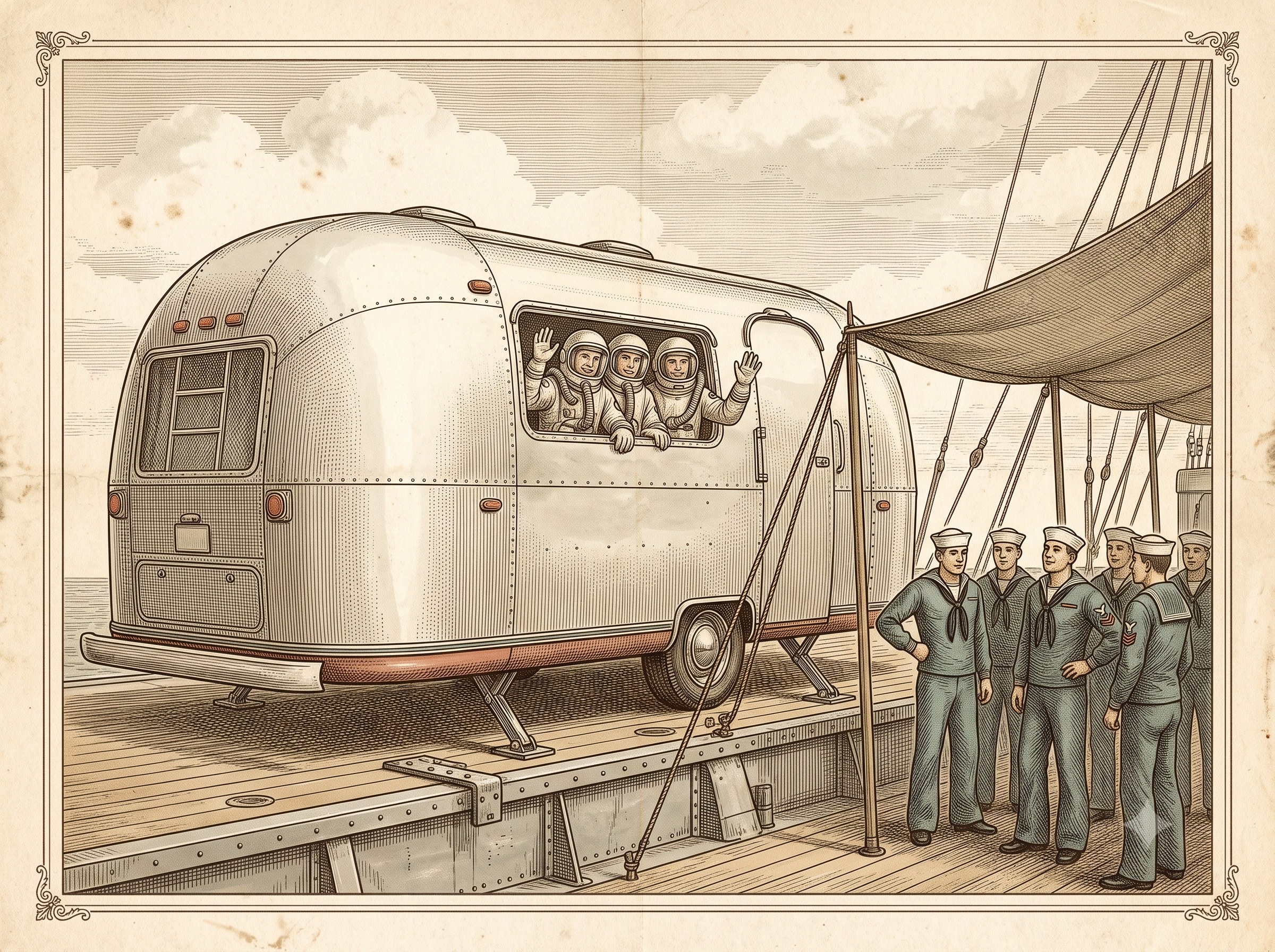 The Airstream Trailer That Was Supposed to Save Earth From Moon Germs