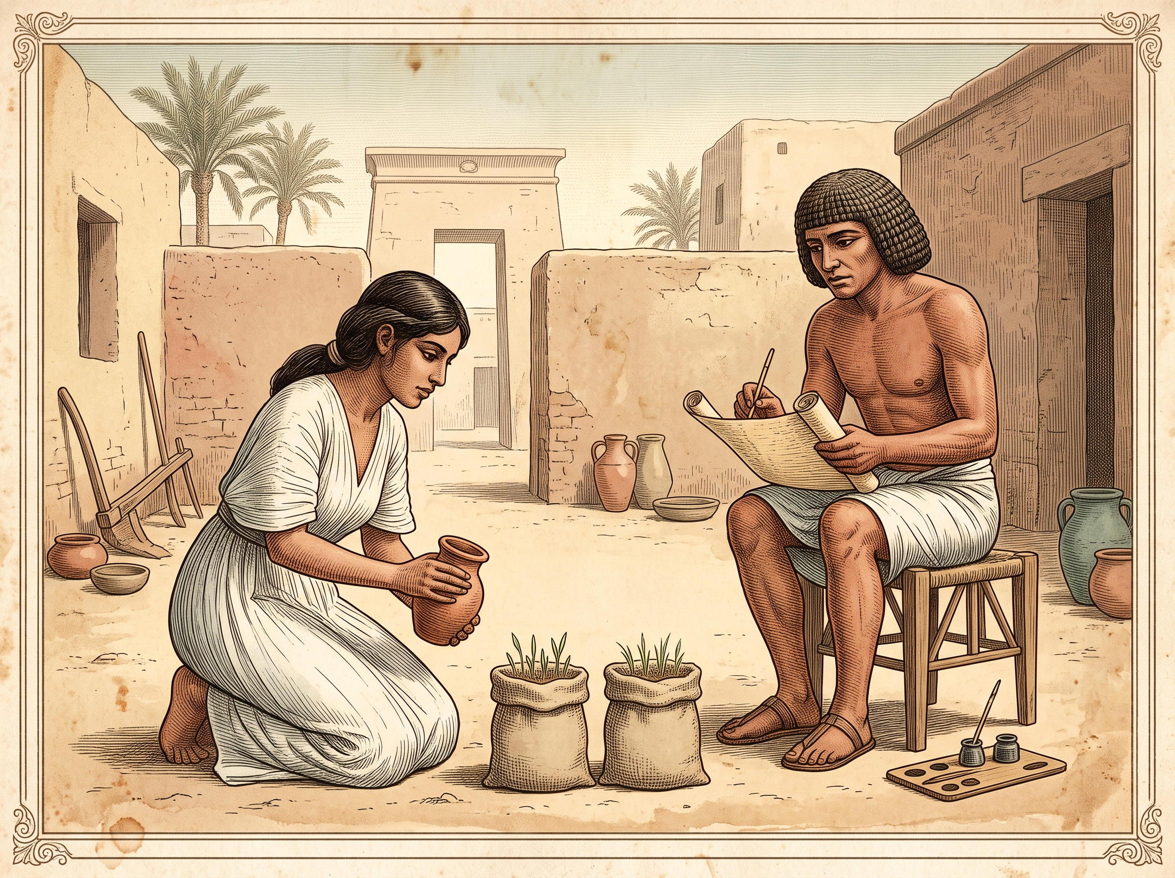 The Ancient Egyptian Pregnancy Test That Asked Women to Pee on Grain — and Sort of Worked