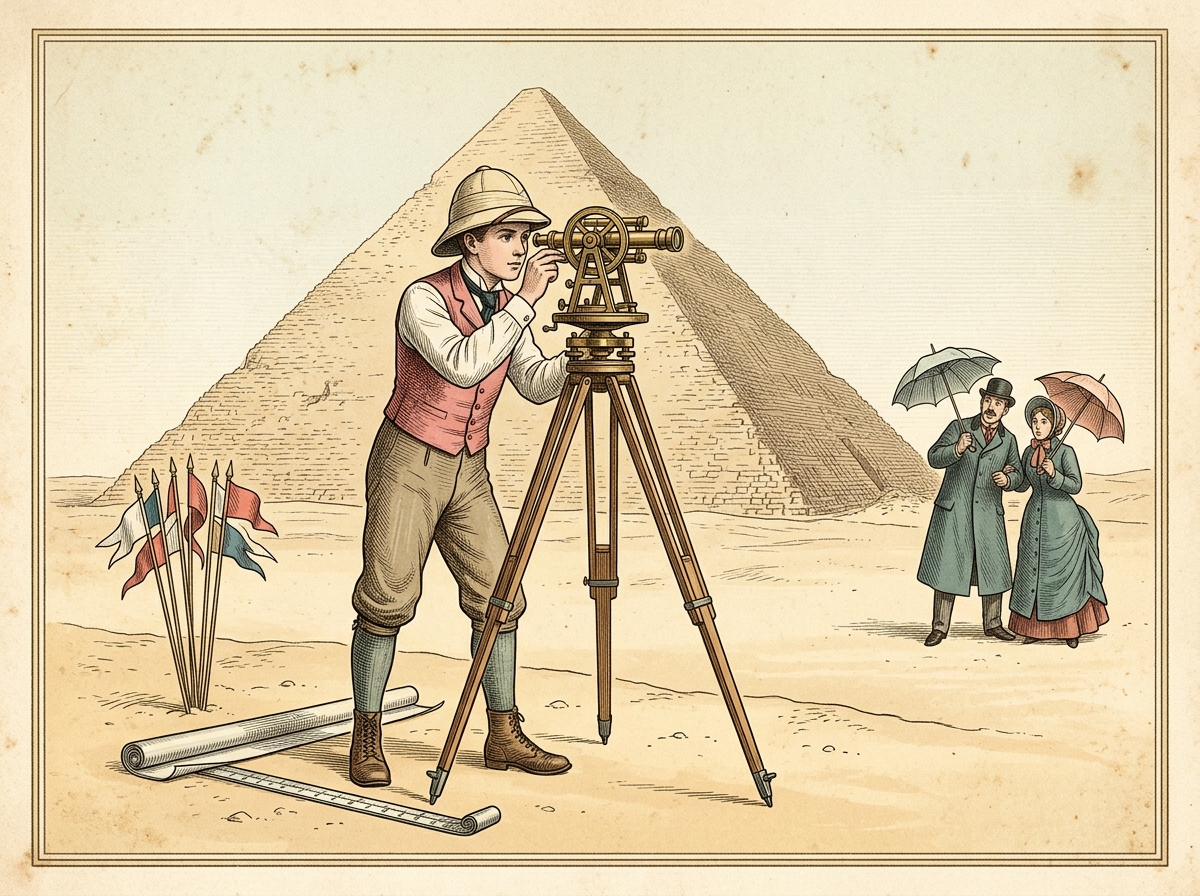 The Archaeologist Who Measured the Great Pyramid in Pink Underwear — and Buried His Father's Favorite Theory