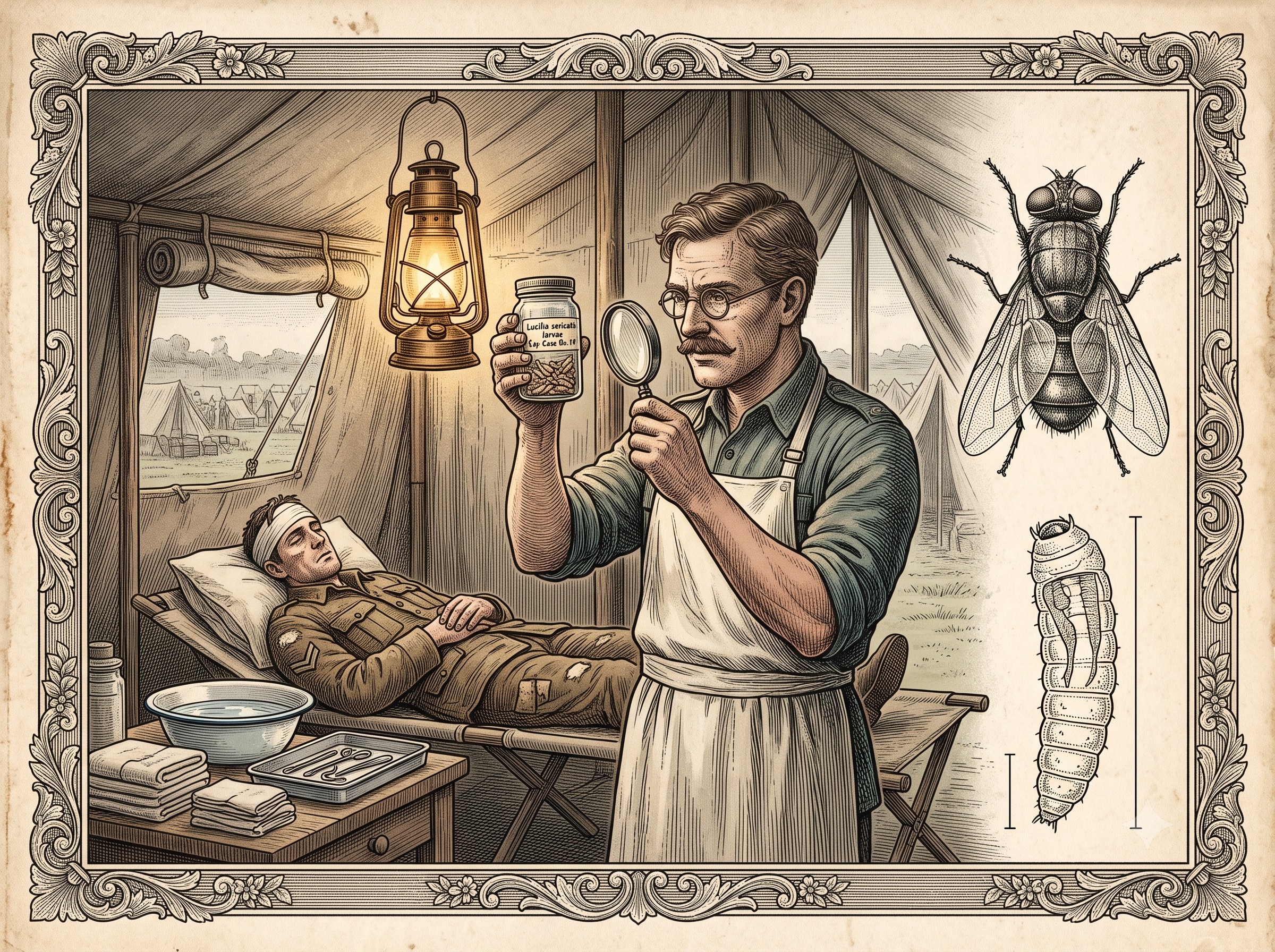 The Battlefield Maggots That Became a Prescription Medical Device