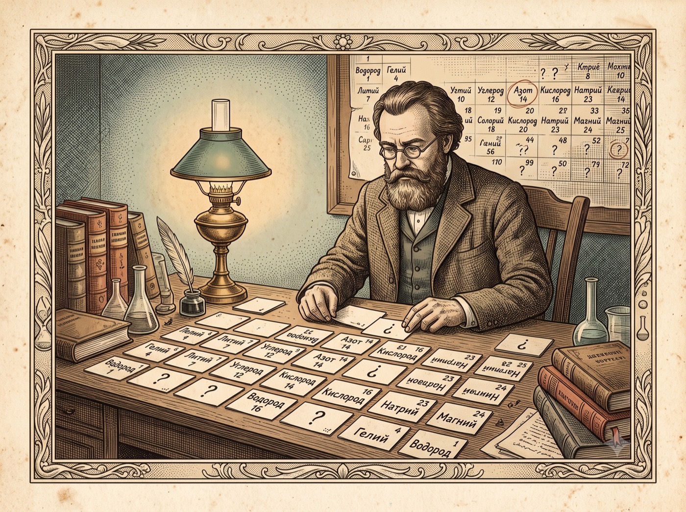 The Blank Squares That Predicted Three Undiscovered Elements