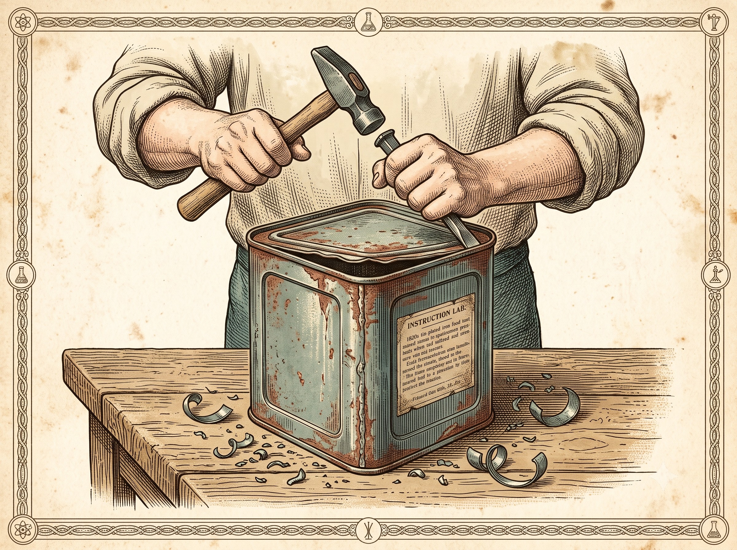 The Canned Food That Arrived 48 Years Before the Can Opener