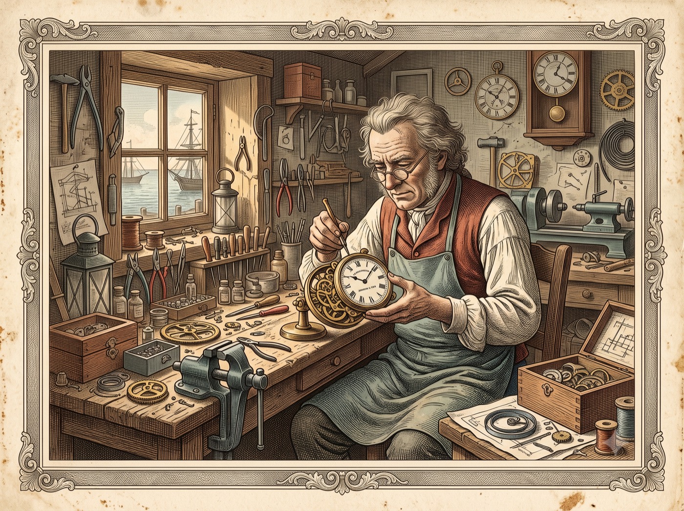 The Self-Taught Carpenter Who Solved the Deadliest Problem in Ocean Navigation