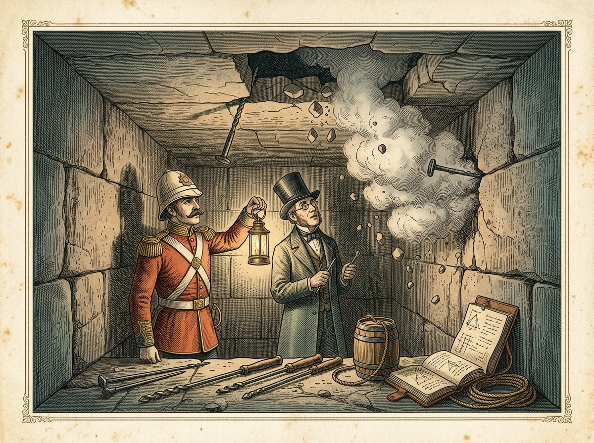 The Colonel Who Opened the Great Pyramid With Gunpowder — and Got His Drill Stuck in the Sphinx