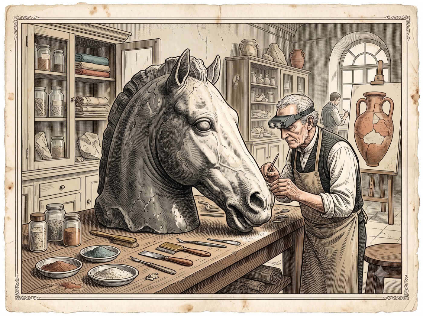 The Copper Tools That Scraped History Off the Parthenon Marbles